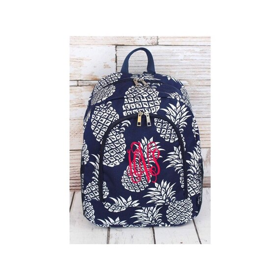 pineapple backpack and lunch box