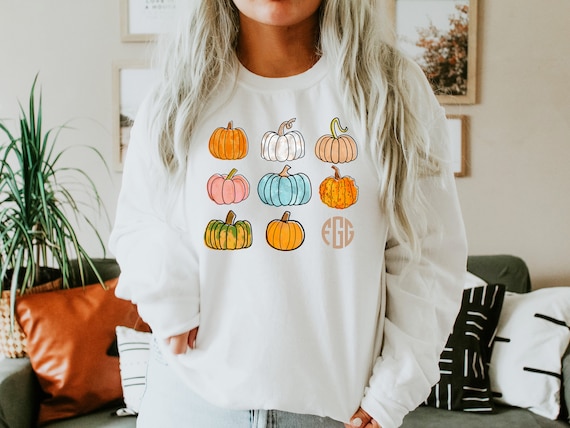 monogram fall shirt, pumpkin spice shirt, cute fall shirt, pumpkin shirt, monogram shirt, pumpkin spice, womens fall shirt, cute fall tee