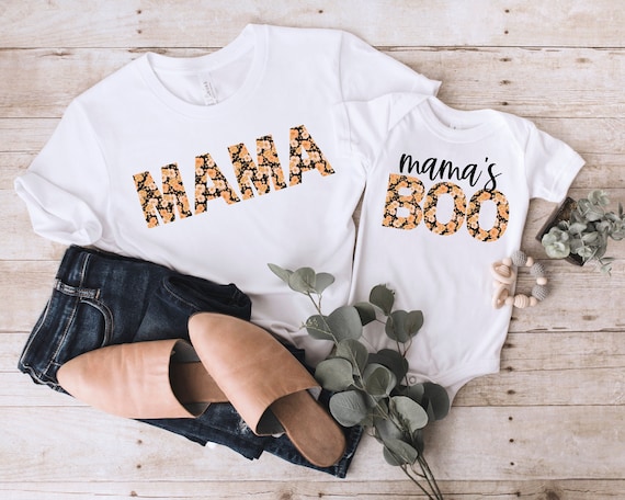 Mamas boo, matching halloween shirt, halloween shirt kids, matching halloween shirts, halloween matching tees, mommy and me tees