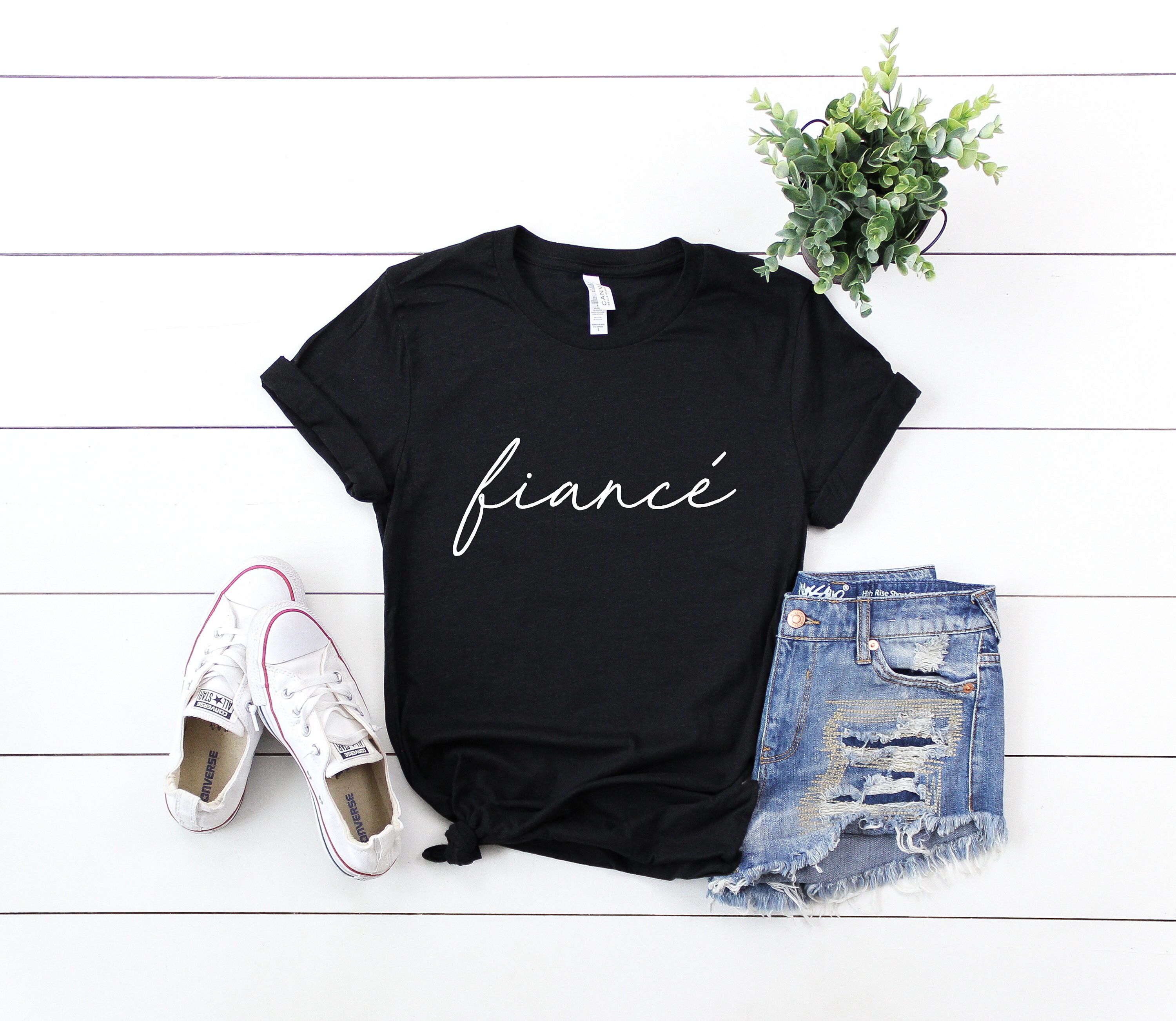 Girlfriend Fiance Shirt Fiance Shirt Girlfriend Fiance Tee | Etsy