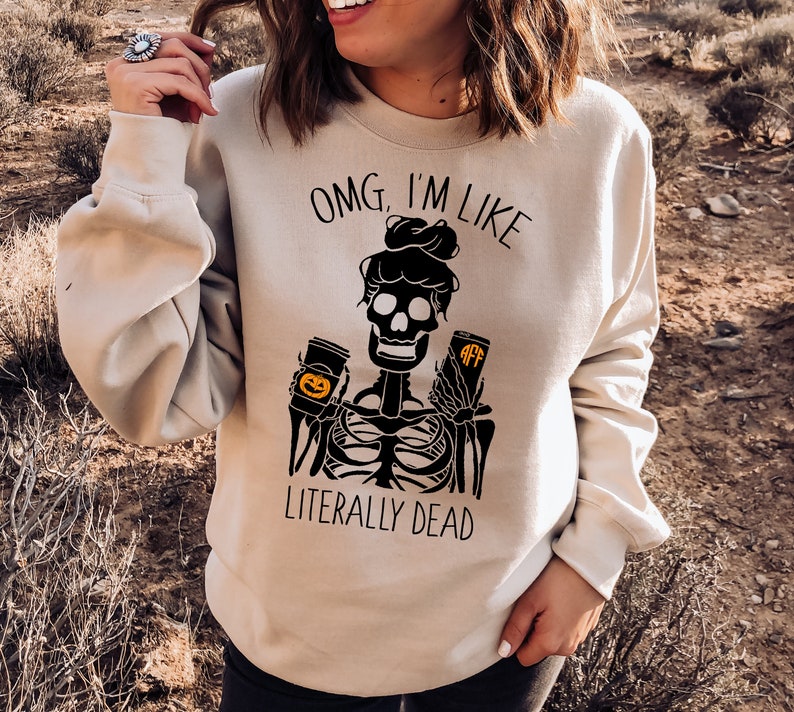womens halloween crewneck