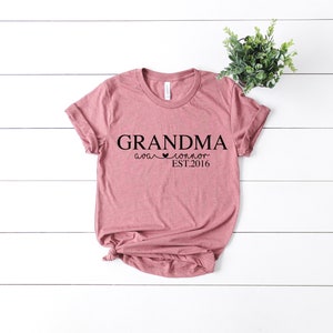 Mothers day gift for grandma, grandmother gift, custom grandma shirt, grandma gift from grandchildren, birthday gift for grandma image 5