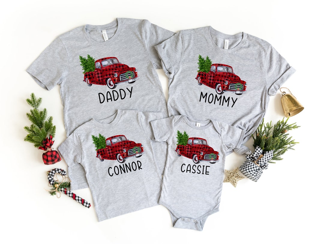 Matching Christmas T-shirts Family Photoshoot T-shirts - Etsy