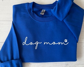 Dog Mom Cursive Sweatshirt, Ruff Life, Comfy Crewneck, Dog Life, Dog Mom Life, Fur Mama, Dog Mom Sweater, Dog Owner Gift Ideas, Pets