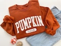 Pumpkin Season Sweatshirt, Fall Crewneck for Women, Autumn Outfit, Pumpkin Sweater