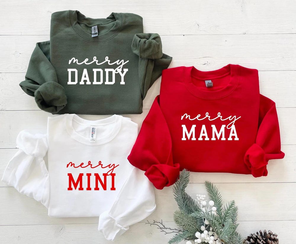 Family Christmas Family Christmas Pajamas, Mommy And Me Christmas Sweaters, Matching Christmas Shirts, Christmas Outfit, Matching Christmas Pajamas Mama And Mini Gifts For Day Onlytee