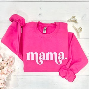 Retro Mama Sweatshirt, Mama Sweatshirt, Mothers Day Gift, Mom Life Shirt, New Mom Gift, Mama shirt, 1st mothers day gift, mom sweatshirt