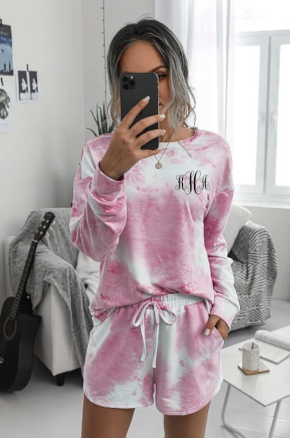Cute tie dye lounge sets cheap