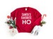 Funny Christmas sweater, Ugly christmas sweater, funny christmas shirt, Ugly sweater, Santa's favorite ho, Women's Christmas outfit 