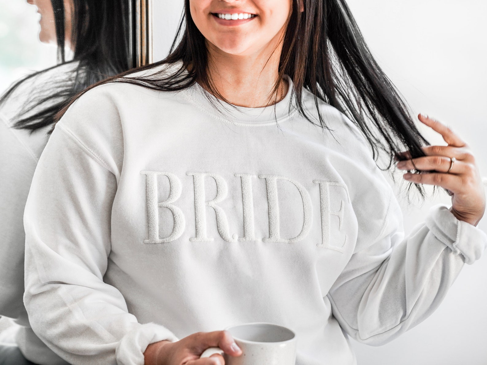 Embossed Engagement Gift, Future Mrs Sweatshirt, New Mrs Sweatshirt