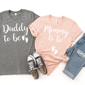daddy to be shirt mommy to be shirt expecting shirts pregnant shirt new dad shirt announcement shirts pregnancy couples shirts image 3