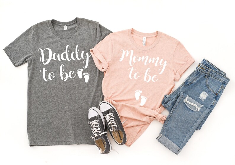 daddy to be shirt mommy to be shirt expecting shirts pregnant shirt new dad shirt announcement shirts pregnancy couples shirts image 3
