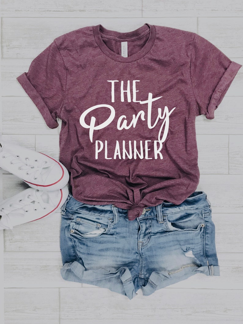 Party planner shirt party planner gift wedding planning Etsy