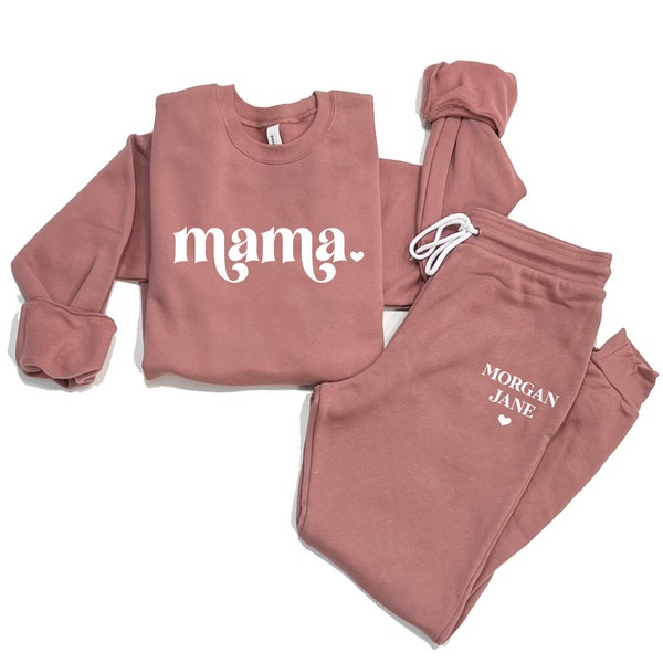 Tenue personnalisée pour maman, tenue de maman qui rentre à la maison, cadeau de baby shower, tenue de maman, cadeau de nouvelle maman, sweat-shirt de nouvelle maman, cadeau pour maman