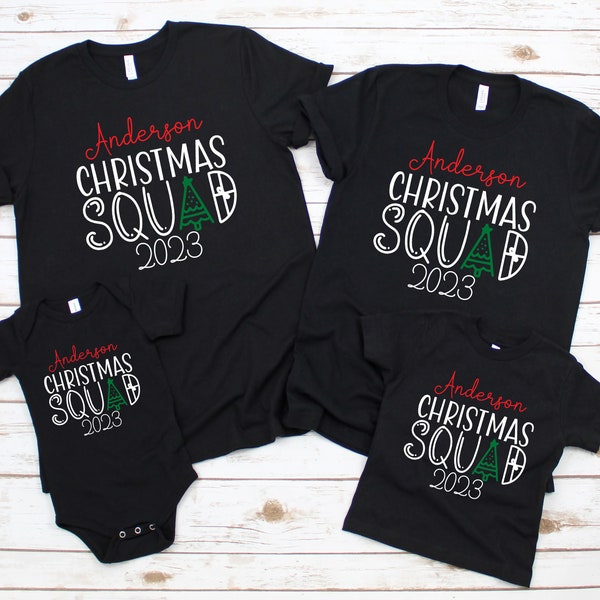 Custom Christmas 2023 Pajamas, Matching Family Christmas Pajamas, Christmas Eve Pajamas, Family Christmas Squad Pajamas