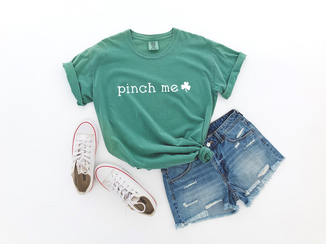 Pinch Me, Womens St Pattys Shirt, Lucky Shirt, Shamrock Shirt, St ...
