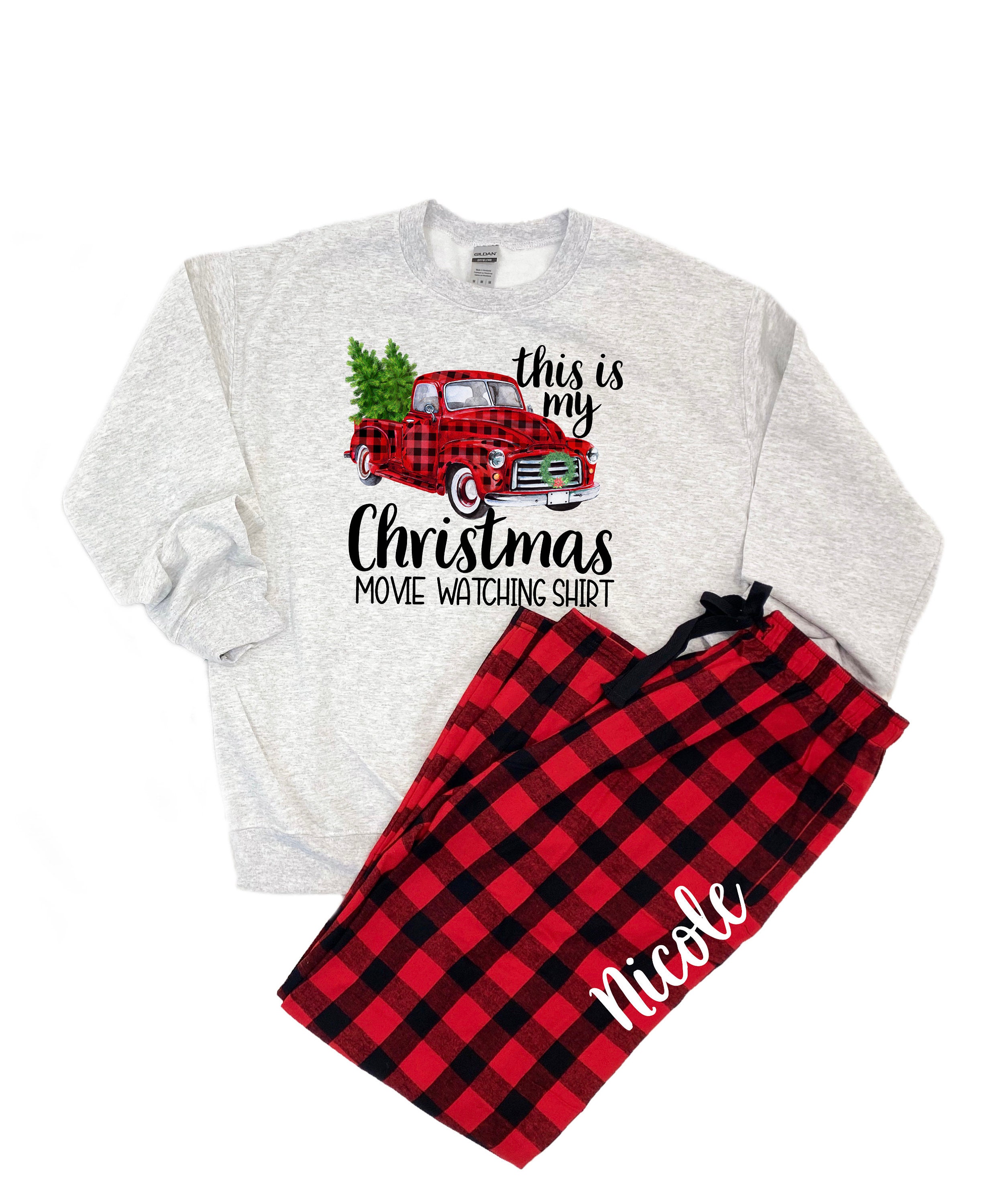 Hallmark Christmas Movie Pajamas Etsy Canada