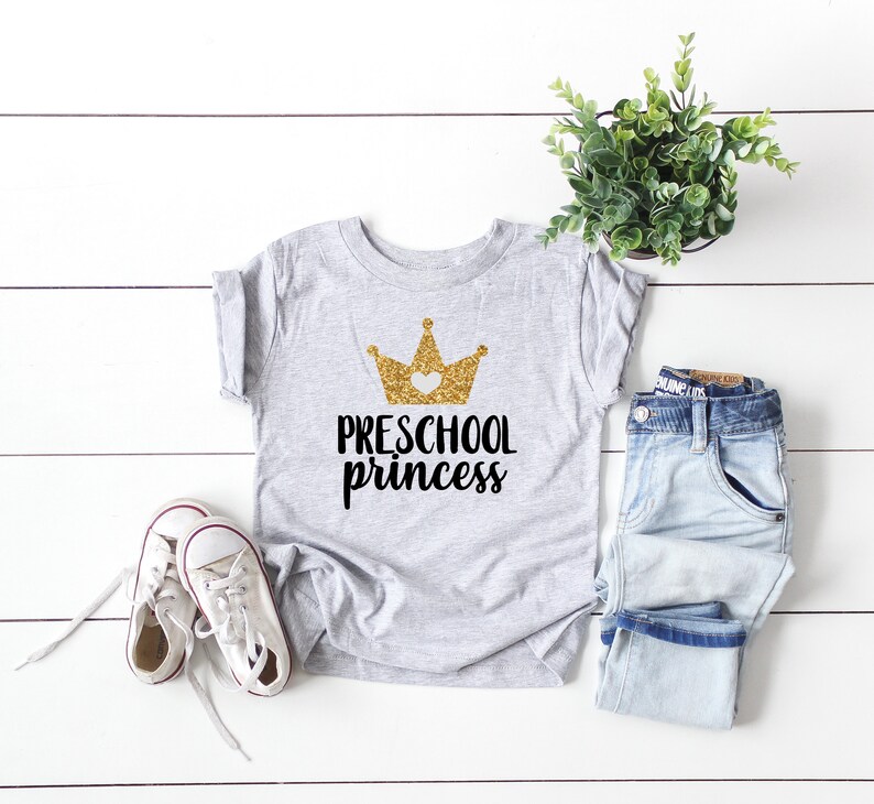 Preschool Shirt Preschool Princess Shirt Hello Preschool Etsy