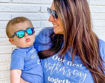 First Mothers Day Gift, Mothers Day Gift, Mommy and Me Outfits, Mom and Son Shirts, Mommy and Me, Womens Clothing, Gift for New Mom, New Mom