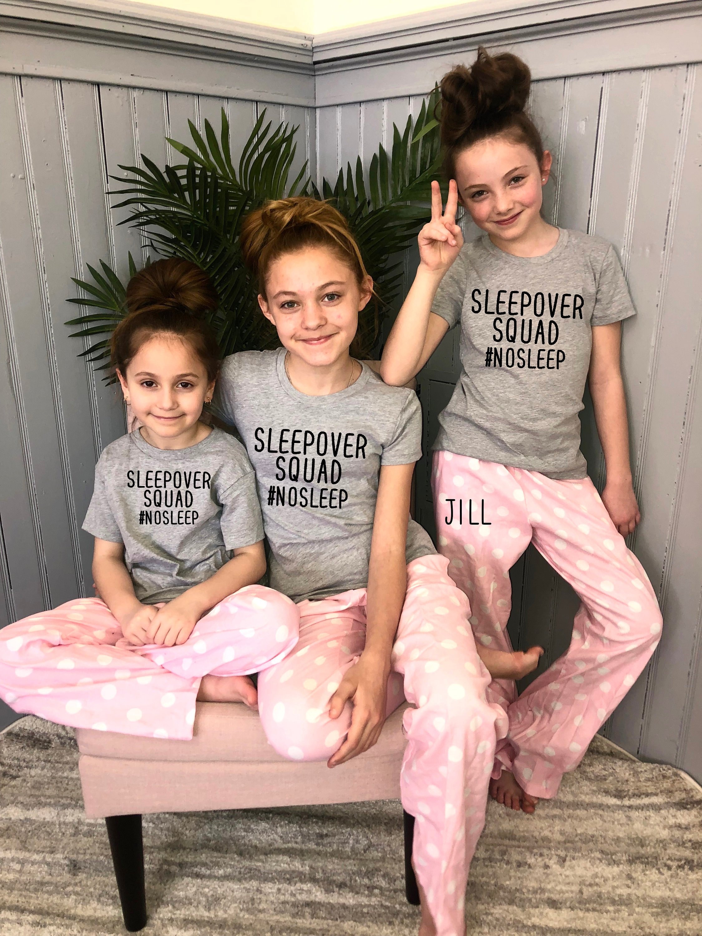 Cute tween pajama set slumber party pjs teen birthday shirt Etsy