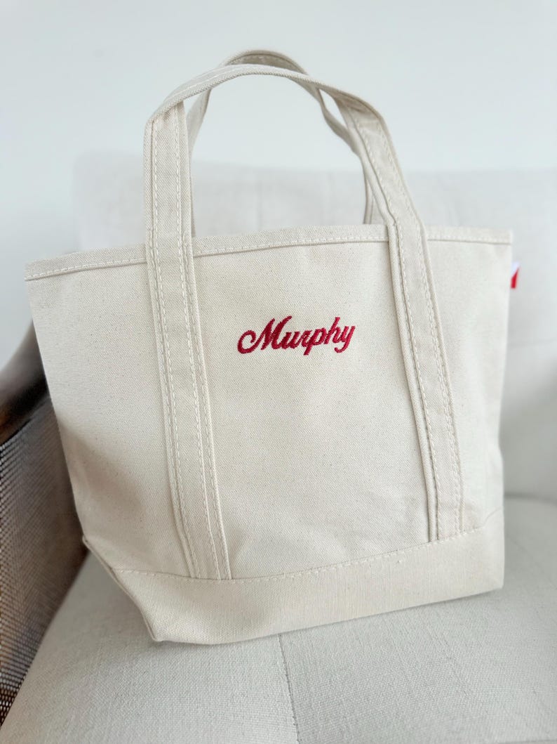 Embroidered Tote, Personalized Bag, Mom Things, Custom Name Tote image 9