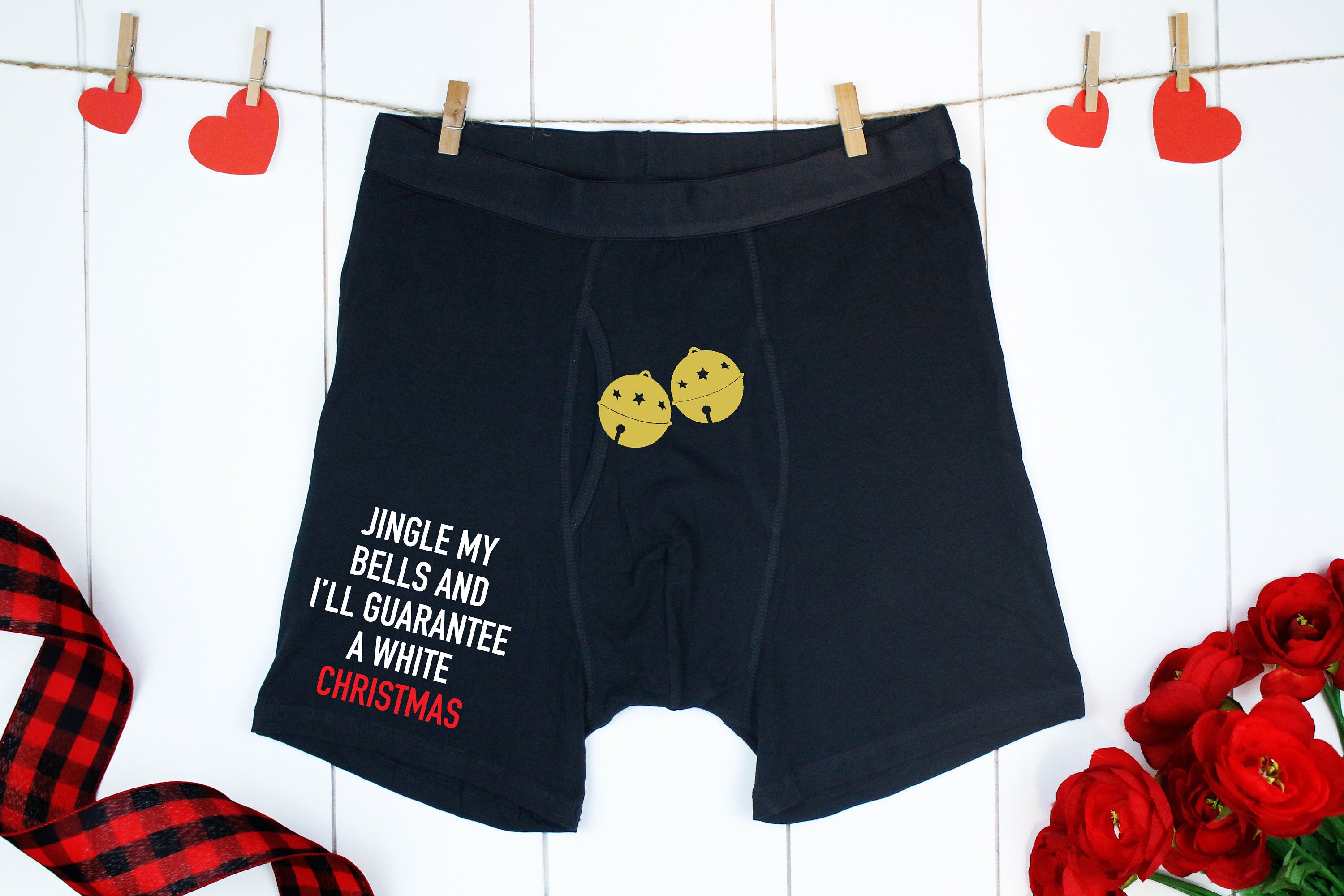 Personalised Boxer Shorts, Funny Boxers for Men, Valentines Day