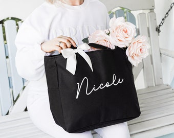 Bridesmaid Tote Bags, Personalized Bridesmaid Bags, Bridal Party Bridesmaid Gifts, Maid of Honor Tote, Custom Bridesmaid Tote Bags, Tote Bag