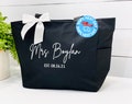 Personalized Bride Bag, Engagement gift, Bride Tote Bags, Wedding Gift, Bridal Shower Gift, Gift For Bride, Bridal Gift, Honeymoon Gift,