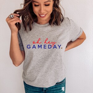 Custom Football Sweatshirt, Oh Hey Game Day, Game Day Vibes, Womens Football Shirt, Womens Football Tee, Sunday Football Sweatshirt Bild 3