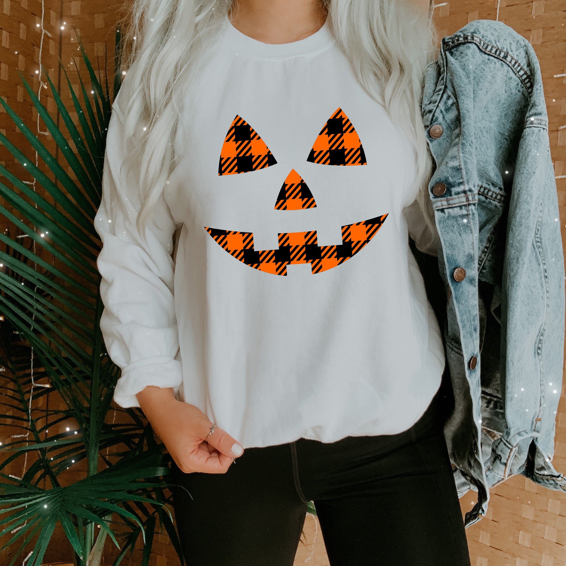 womens jack o lantern sweatshirt