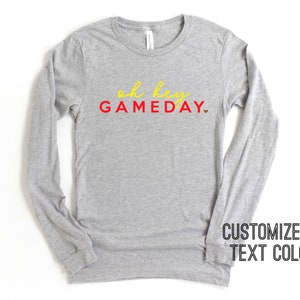 Custom Football Sweatshirt, Oh Hey Game Day, Game Day Vibes, Womens Football Shirt, Womens Football Tee, Sunday Football Sweatshirt Bild 2