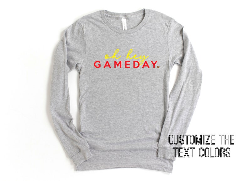 Custom Football Sweatshirt, Oh Hey Game Day, Game Day Vibes, Womens Football Shirt, Womens Football Tee, Sunday Football Sweatshirt Bild 2
