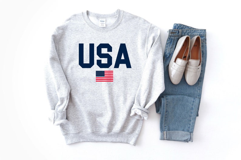 4th of July Sweatshirt, USA shirt, Womens 4th of July, America Shirt, 4th of July, Patriotic Shirt, Red White and Blue, 4th of July Pullover