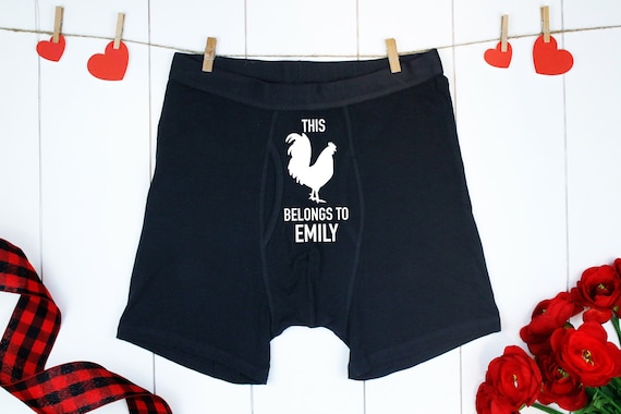 valentines day gift boyfriend, mens underwear, gift for husband,  personalized mens underwear, mens boxers, valentines gift for husband