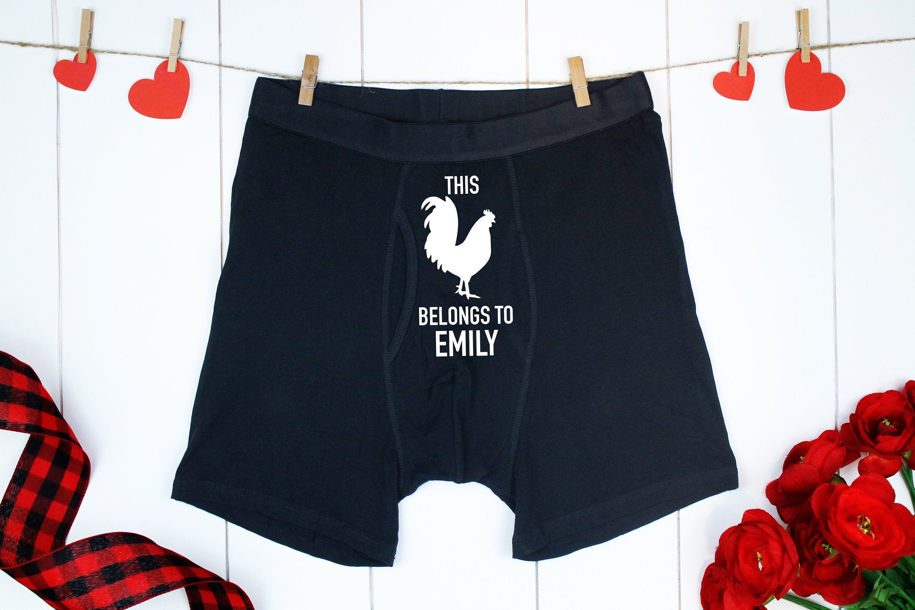 Valentines Day Gift for Him Underwear Funny Underwear Wedding Gift