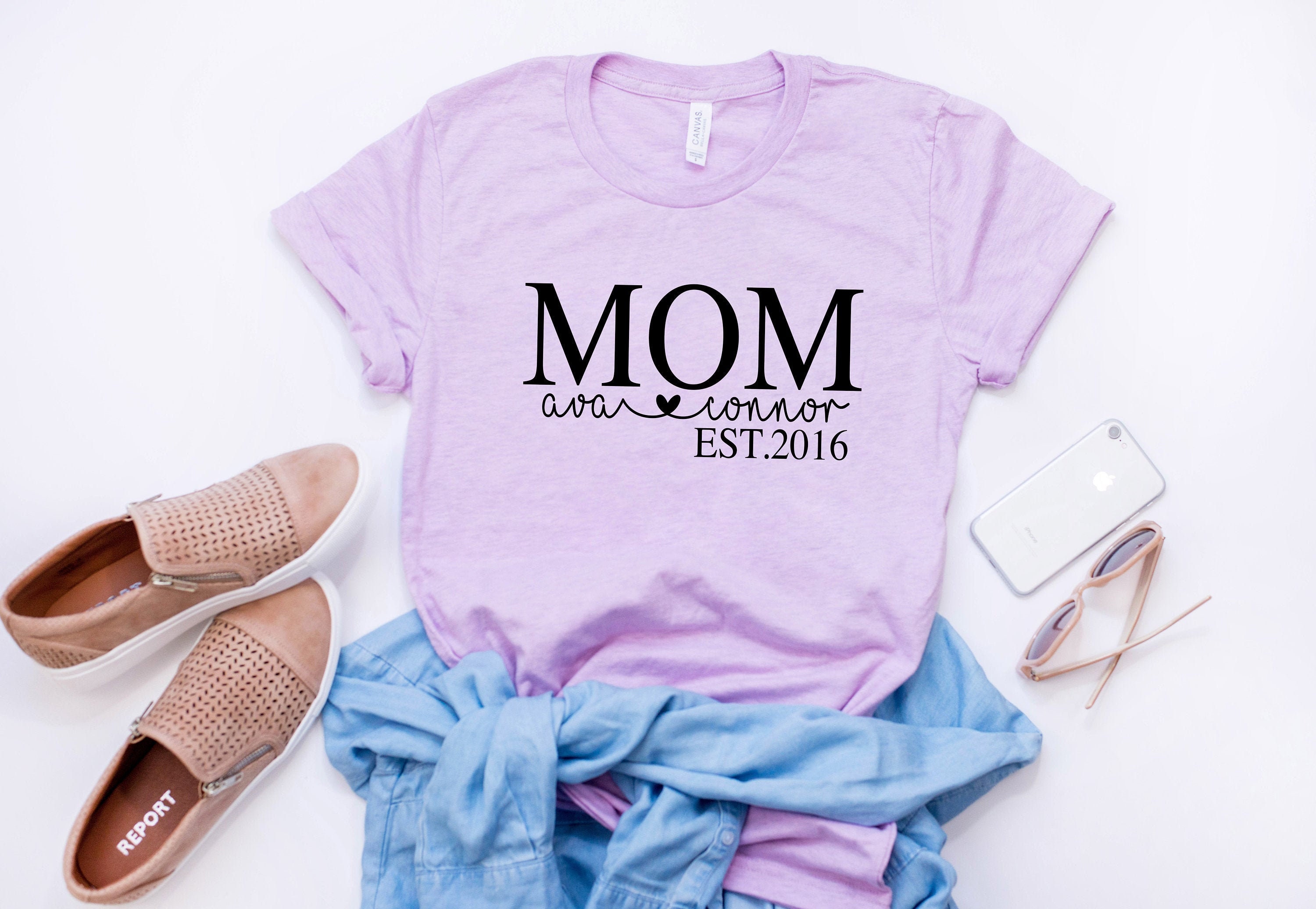 Custom Mothers Day Gift Mothers Day Gift Mothers Day Shirt | Etsy