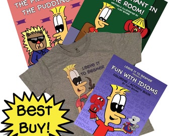 Beamer Bonanza!  Buy any 2 books, a coloring book and a T-Shirt and SAVE!