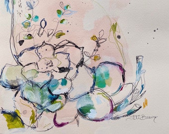 Spread Light Giclee Print Floral