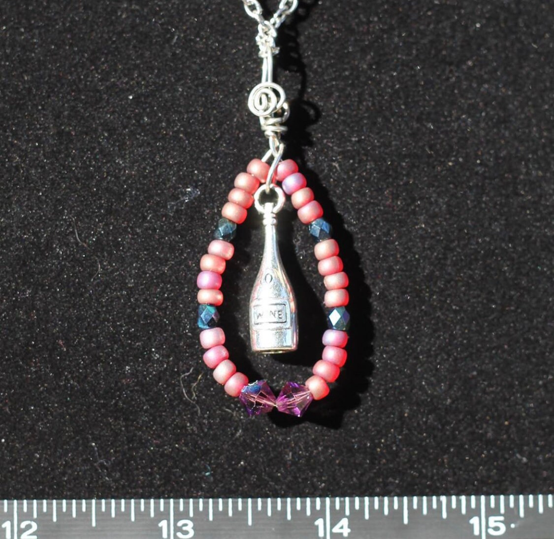 Wine bottle necklace Clearance