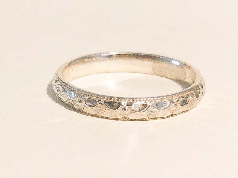925 Sterling Silver Texture Ring Silver Pattern Ring Sterling - Etsy