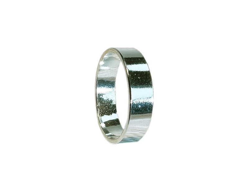 925 Silver, Hammered RINGs, width3-8mm image 10
