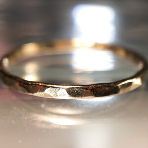 SET C 14k Gold Filled Stack Ring Set , Rose Gold Ring, Silver rings. image 9