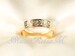 14k Gold filled pattern ring, Gold filled texturering, 14k Gold ring, Gold rings for man and women, Gold Avant ring, 5mm width 
