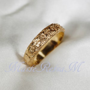 102127 925 Sterling silver ring. 14K Gold Vermeil ring image 9