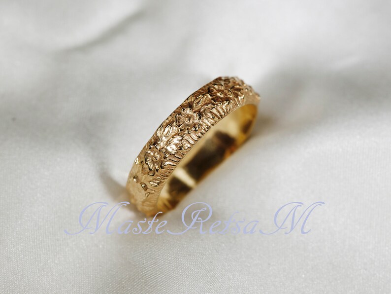 102127 Bague en argent sterling 925. Bague en or vermeil 14 carats image 9