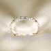 925 Sterling silver texture ring Silver pattern ring Sterling silver ring 18K gold filled ring 2.8mm Wide