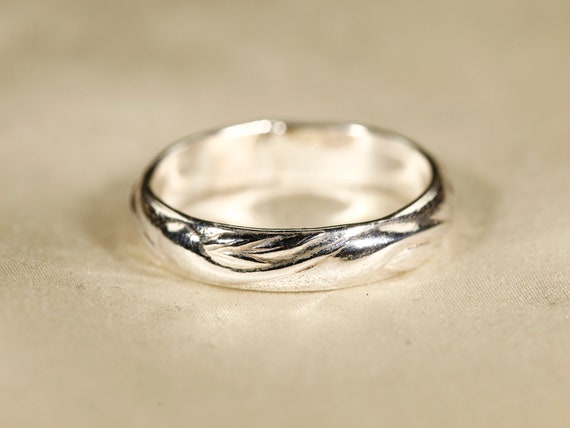 【INCHANT ME】Silver 925 Bold Wave Layered Ring Silver Wave Ring – Beautiful Earth US