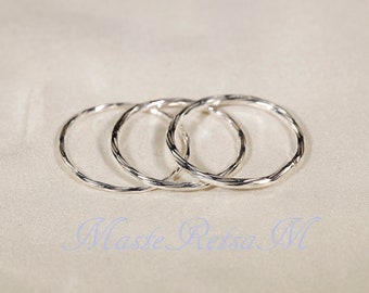 Diamond-Cut Pattern 1-1.6mm       Sterling Silver