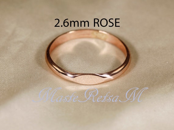 Flat Edge Copper Band Ring 3.2mm Width - Made in The USA Flat Edge Copper Band Ring 3.2mm Width - Made in The USA