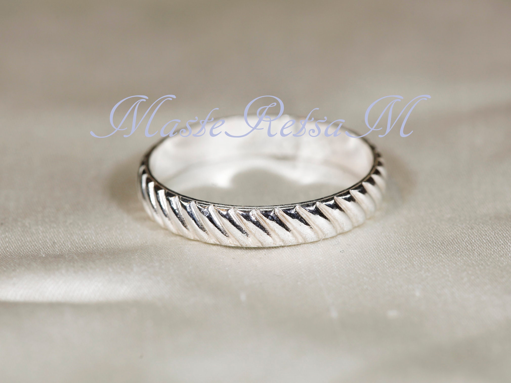 102121 Sterling Silver Pattern Ring, - Etsy